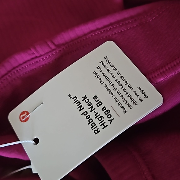Lululemon Ribbed Nulu High-Neck Yoga Bra - Picture 6 of 7